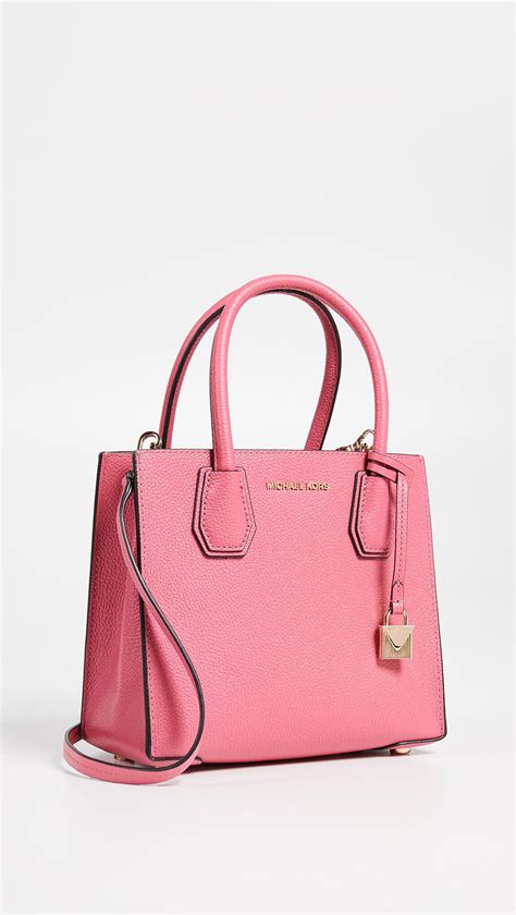 michael kors mercer medium pink|Michael Kors mercer medium satchel.